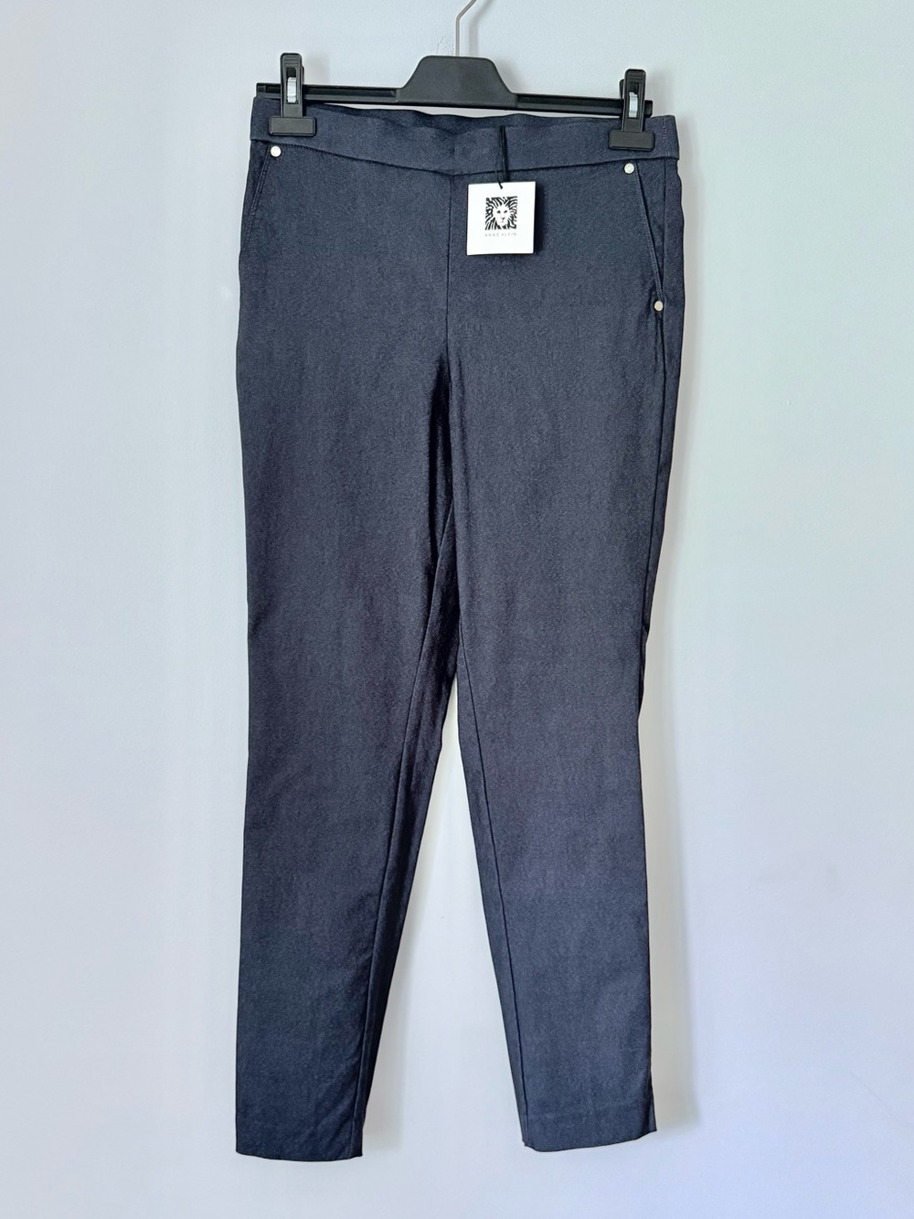 Anne Klein Dark Navy Denim Skinny Pants SZ.M